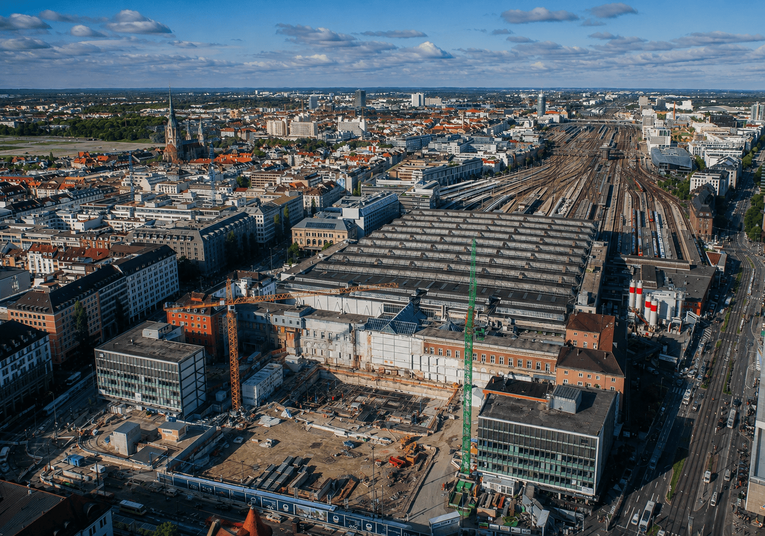 Großbaustelle Münchner Hauptbahnhof